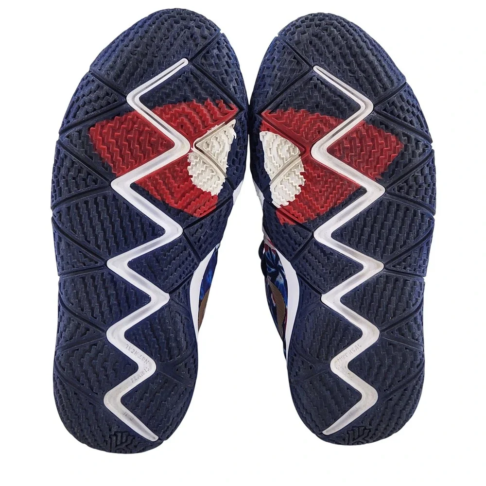 Nike‎ Kybrid S2 Tie Dye USA Red White Blue Gold Basketball Shoes 6.5Y CV0097-400